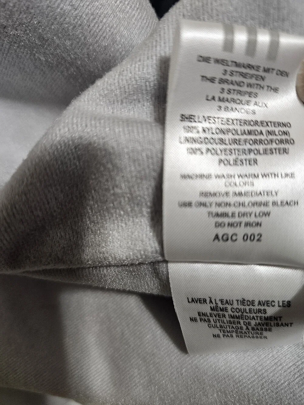 Adidas Vintage Mens Small Grey Silver Full Zip Track Jacket Sport Windbreaker S